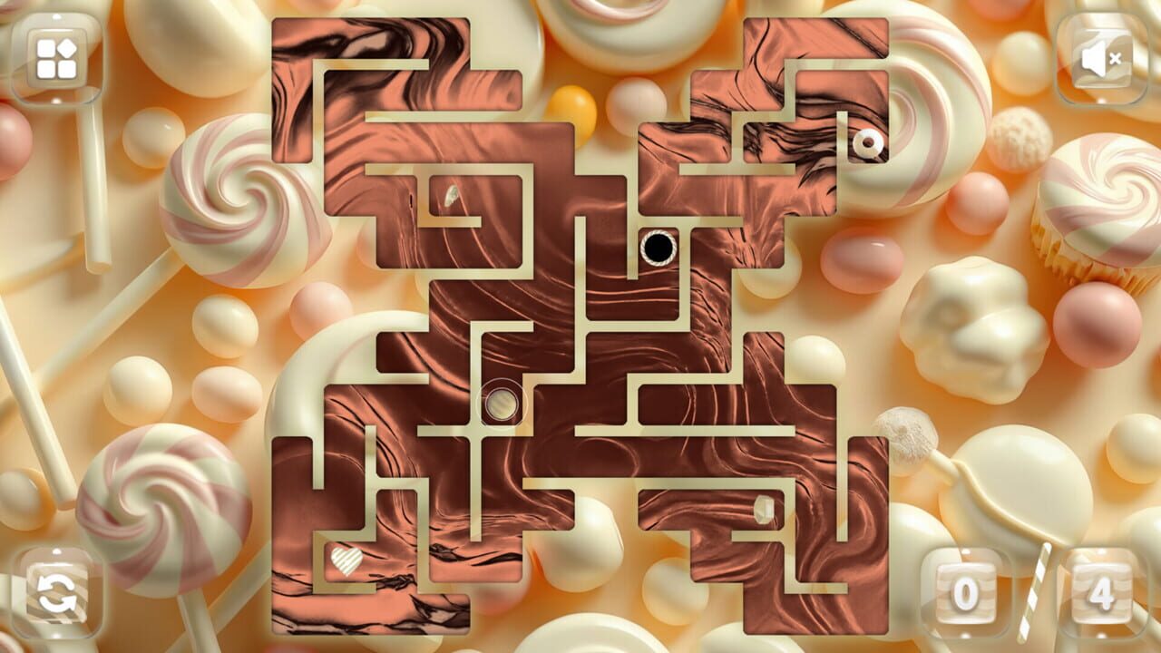 Sweetie Candy Maze: White Chocolate Image
