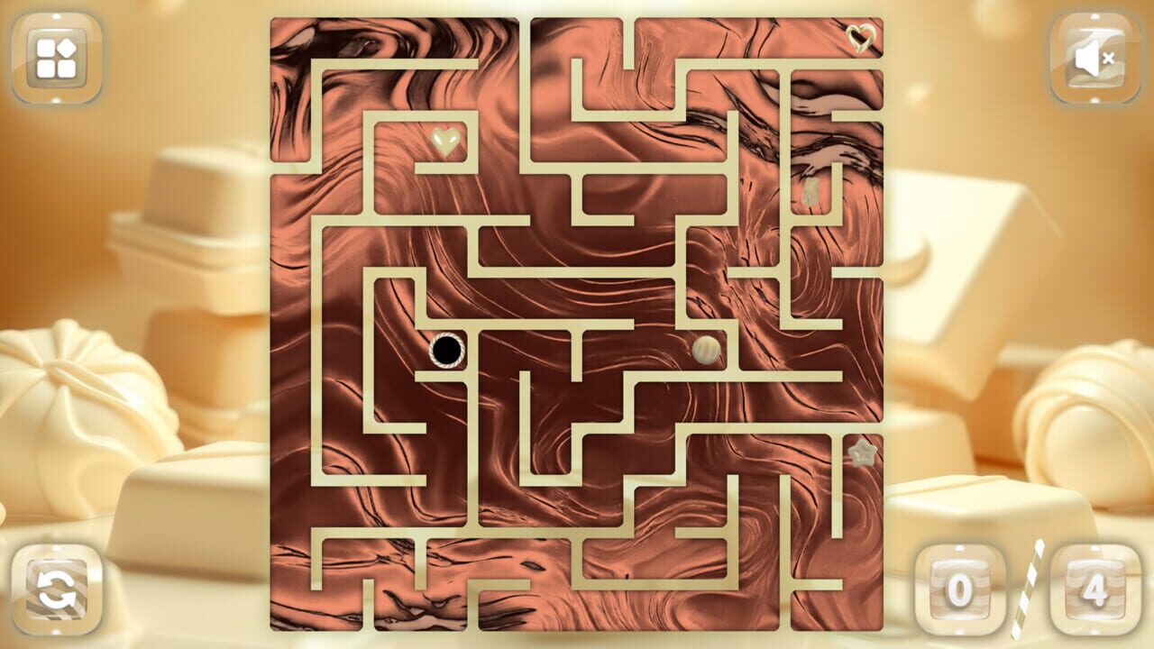 Sweetie Candy Maze: White Chocolate Image
