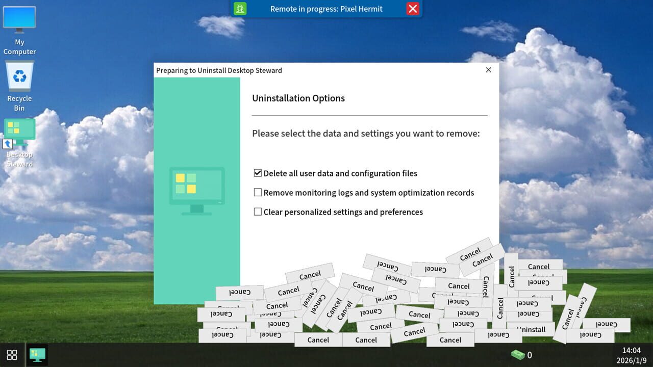 Uninstall Simulator Image