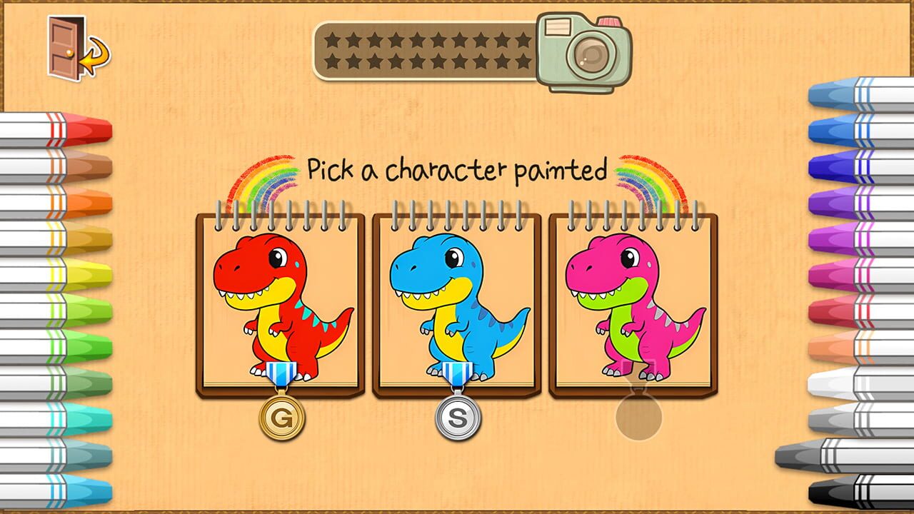 Crayon Little Dino Image