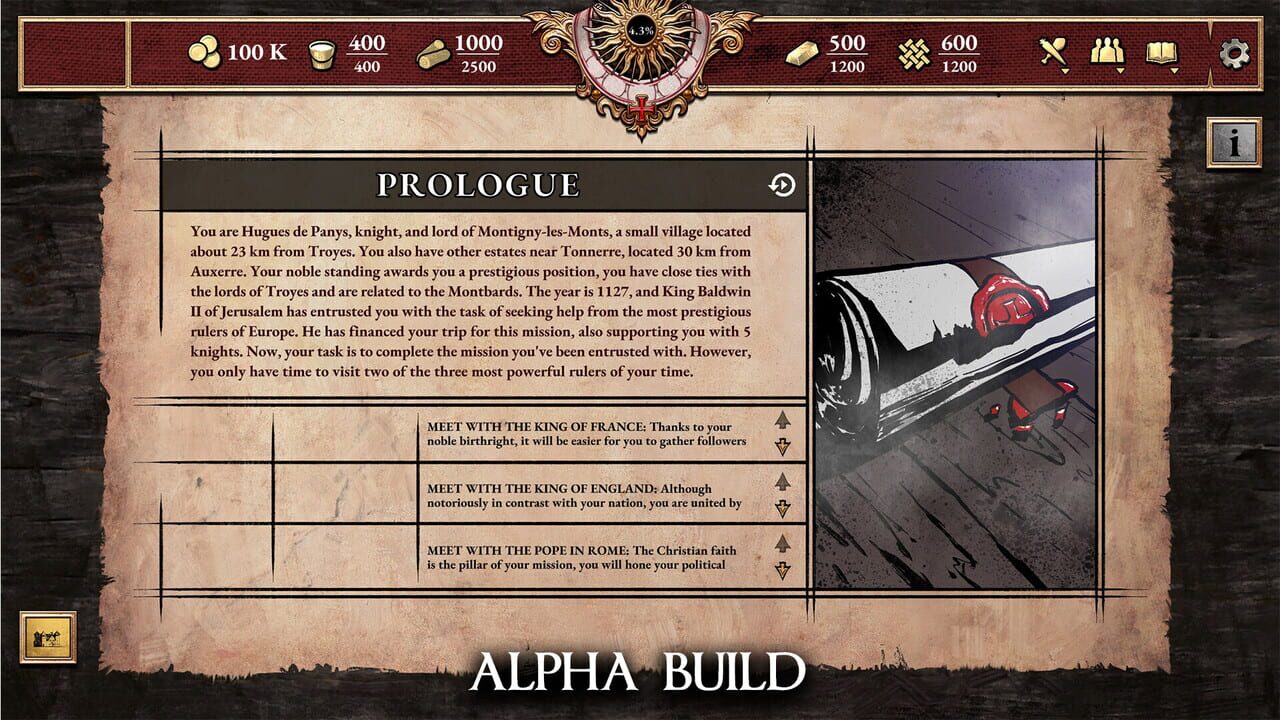 The Ballad Singer: Knights Templar — Screenshot 2