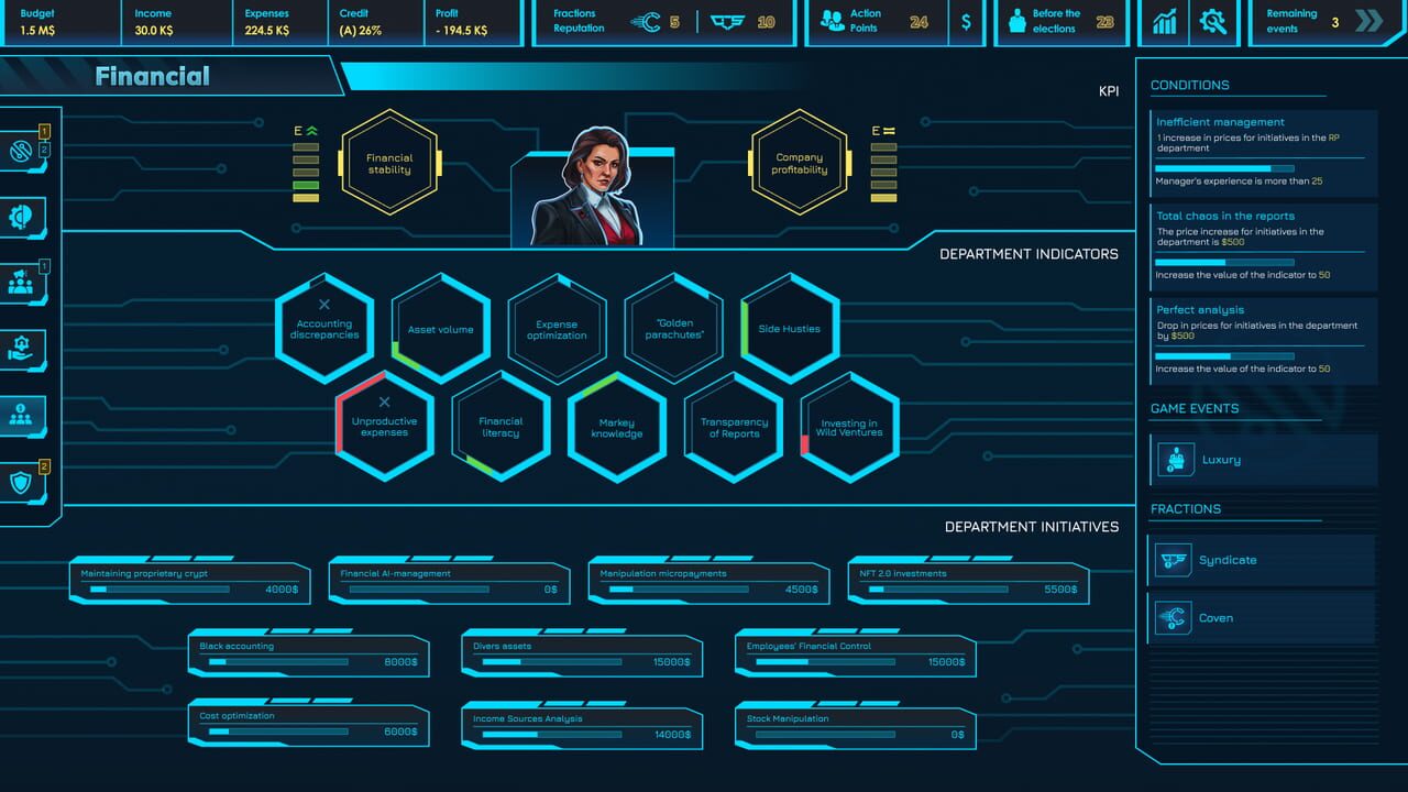 CEO Sim: Cyberpunk screenshot 8