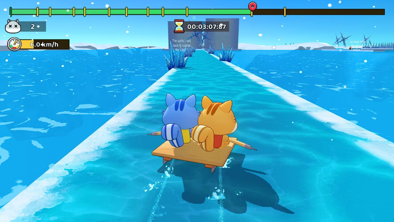 Skidddddd: Tori's Frozen Racing screenshot 2