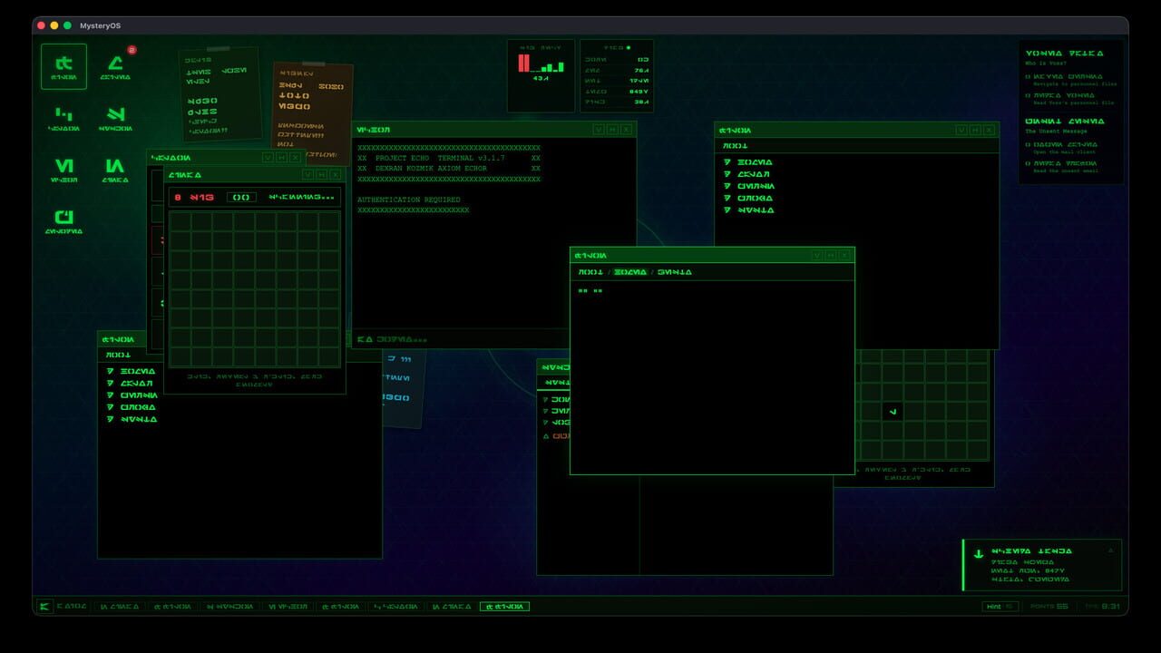 MysteryOS screenshot 1