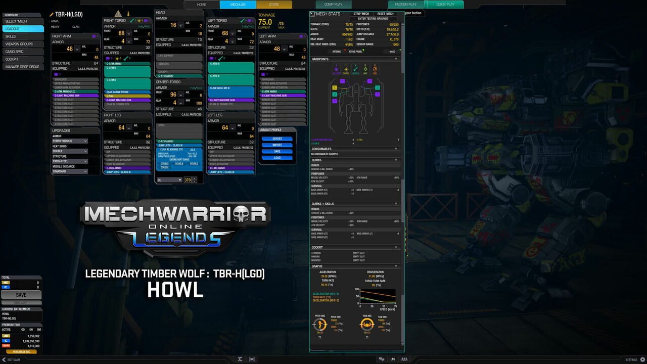 MechWarrior Online: Howl Legendary Mech Pack Image