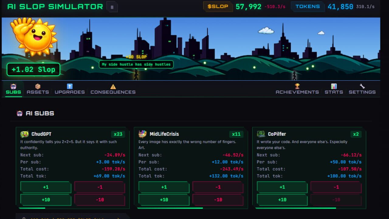 AI Slop Simulator Screenshot 1