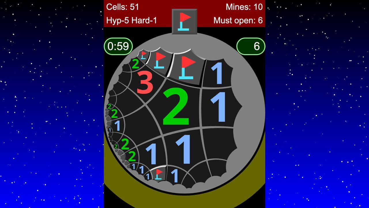 Non-Euclidean Minesweeper Screenshot 1