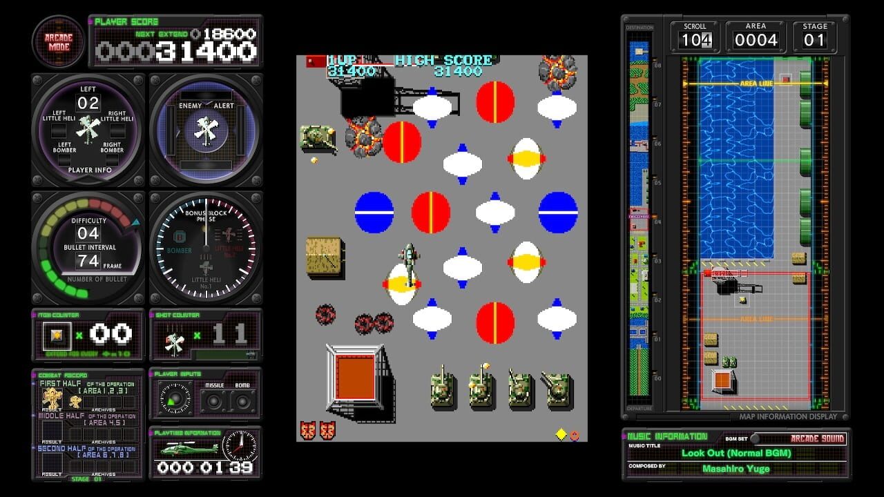 Kyukyoku TigerHeli: Toaplan Arcade Garage Image