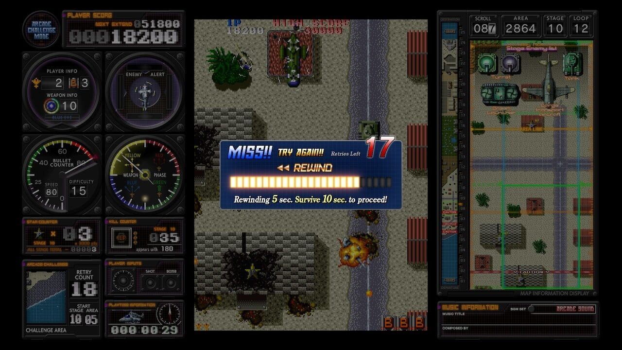 Kyukyoku TigerHeli: Toaplan Arcade Garage Image