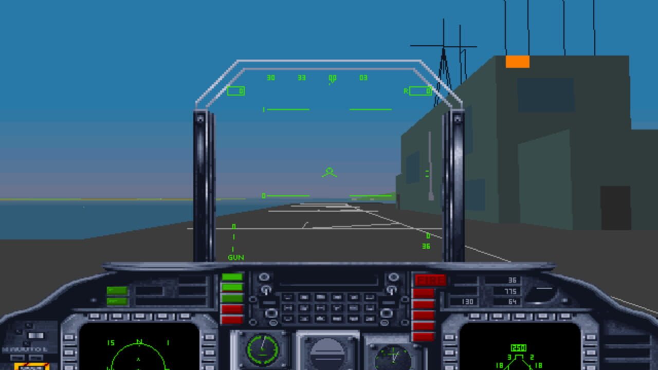 Super-VGA Harrier — Screenshot 1