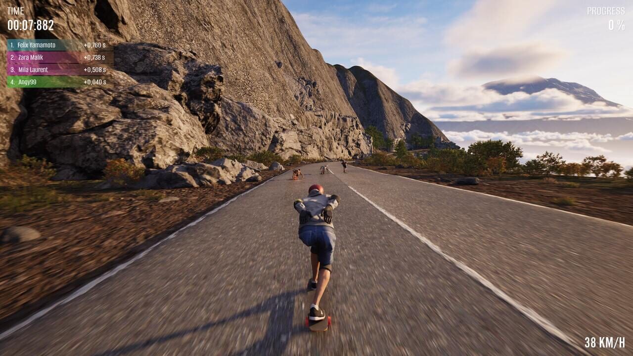 Longboard Skate Downhill Simulator — Screenshot 2