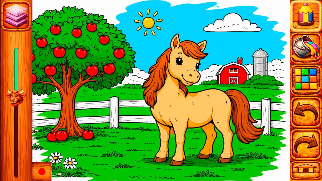 Animal Farm Coloring Book for Kids & Toddlers Image
