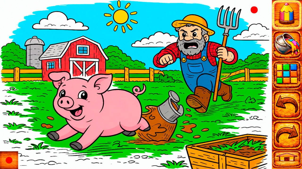 Animal Farm Coloring Book for Kids & Toddlers Image