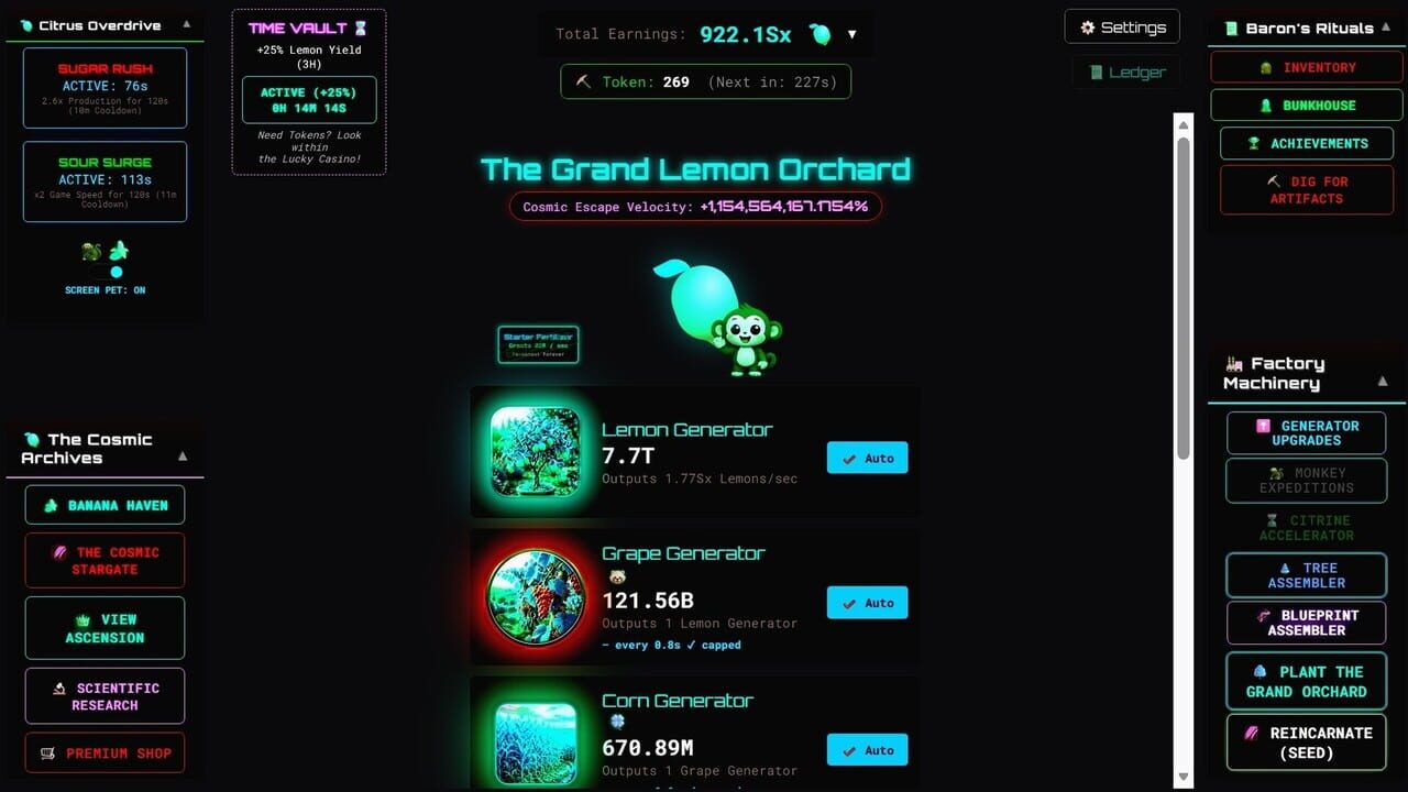 LaVonne's Lemons Idle Screenshot 1