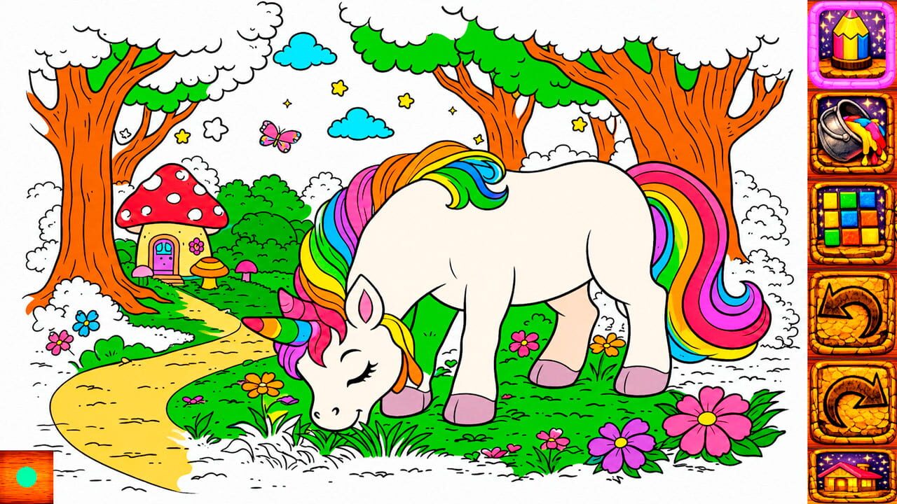 Animal Coloring Book for Kids & Toddlers: Unicorns Image