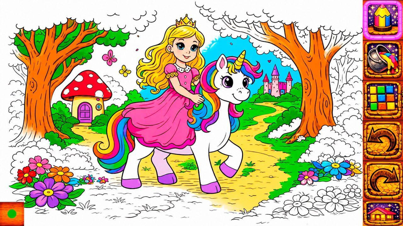 Animal Coloring Book for Kids & Toddlers: Unicorns Image