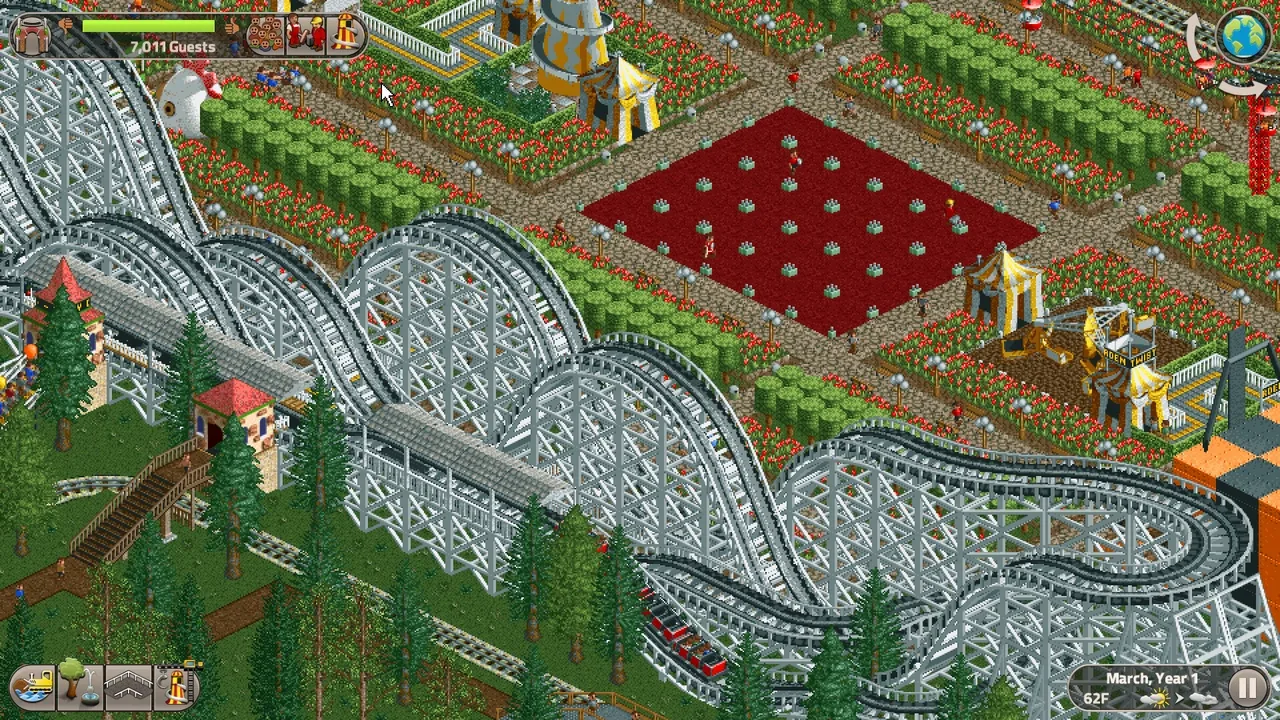Capture 1 de RollerCoaster Tycoon on Nintendo Switch