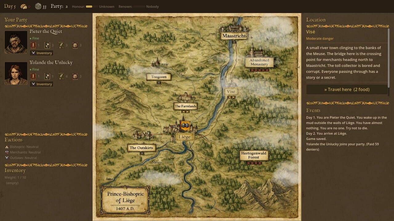 Beggar's Road screenshot 1