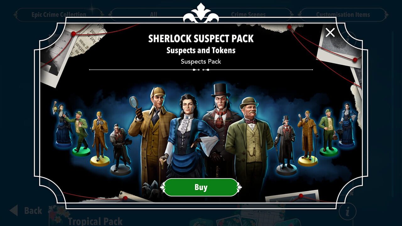 Clue/Cluedo: Sherlock Suspect Pack — Screenshot 2