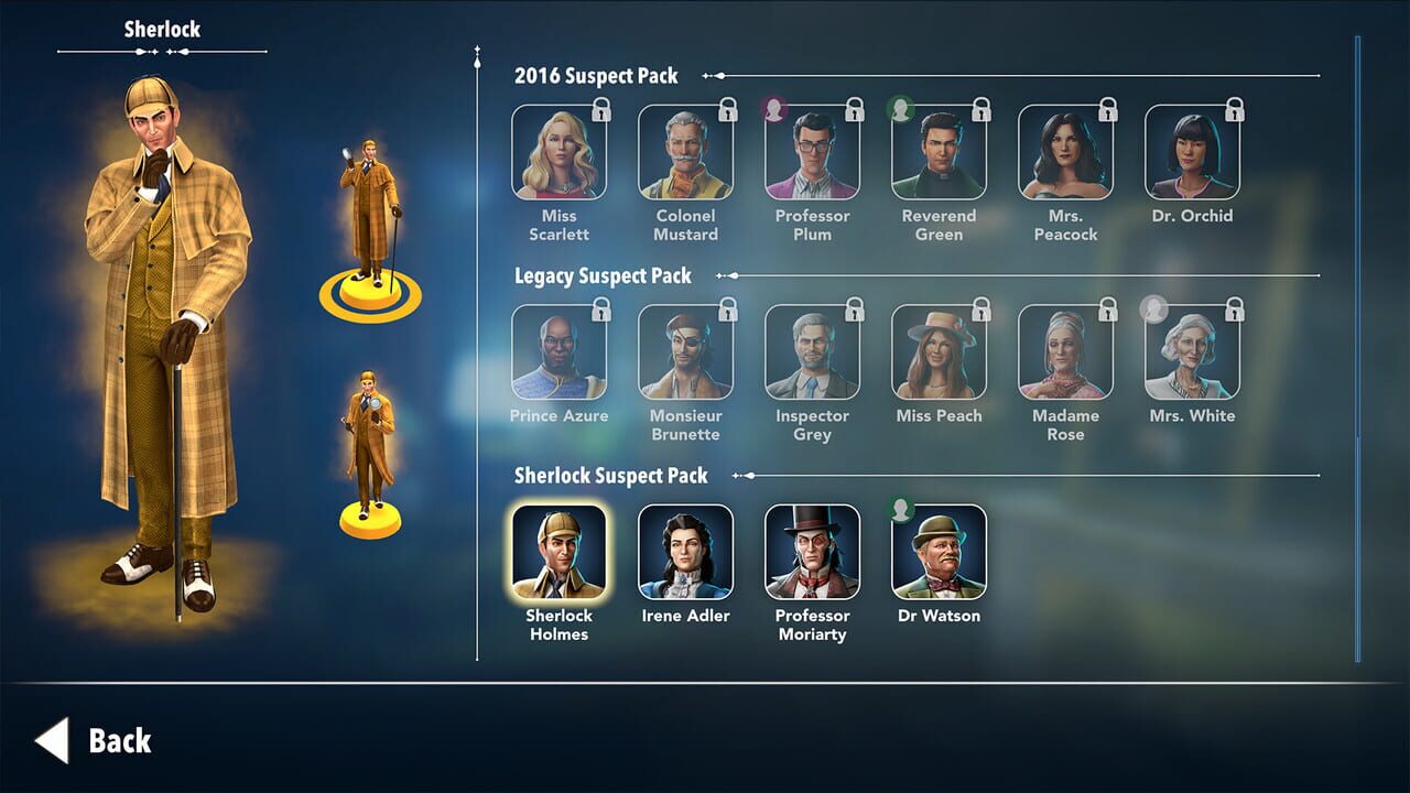 Clue/Cluedo: Sherlock Suspect Pack — Screenshot 4
