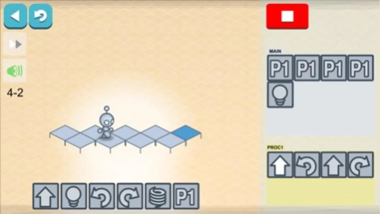 Lightbot Jr: Coding Puzzles screenshot 2