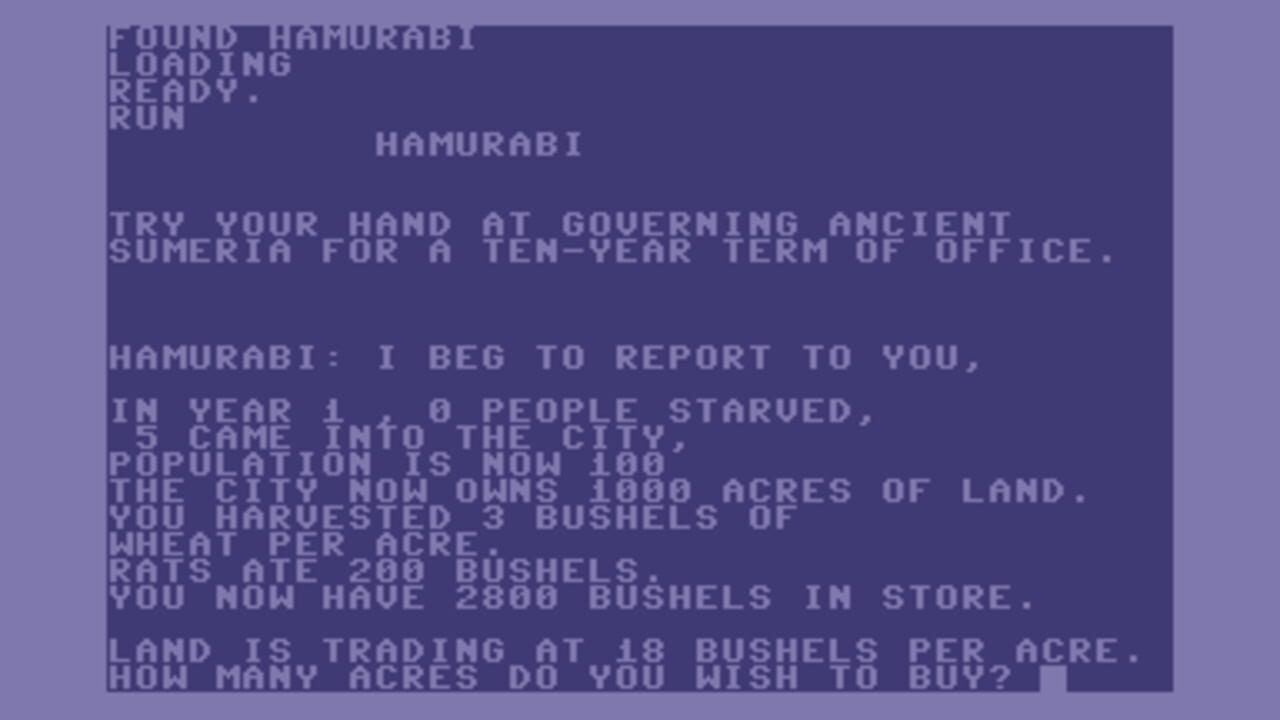 Hamurabi Screenshot 1