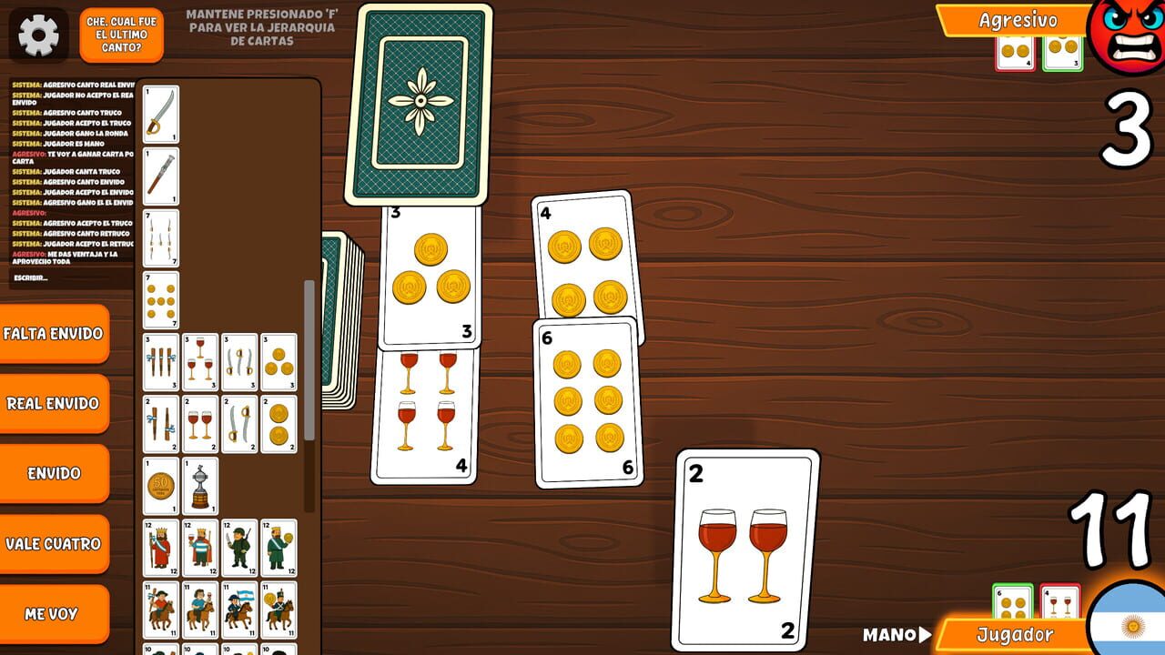 Truco Argentino — Screenshot 2