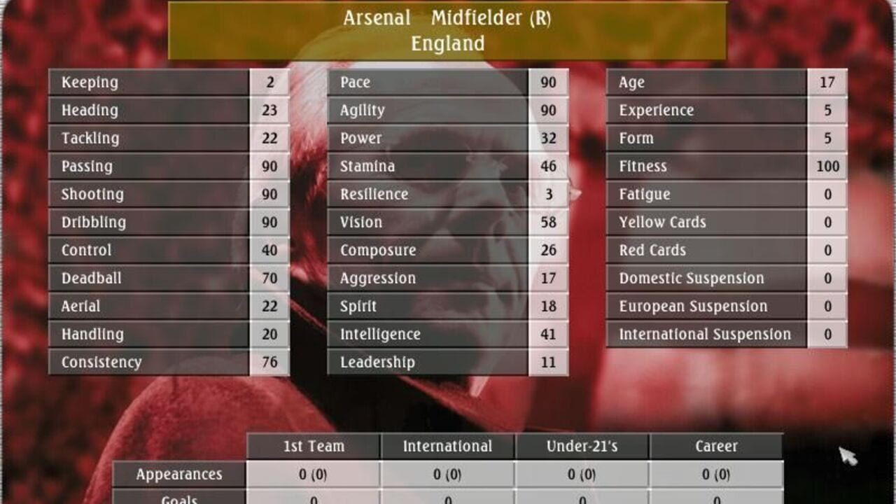 Sven-Göran Eriksson's World Manager — Screenshot 4