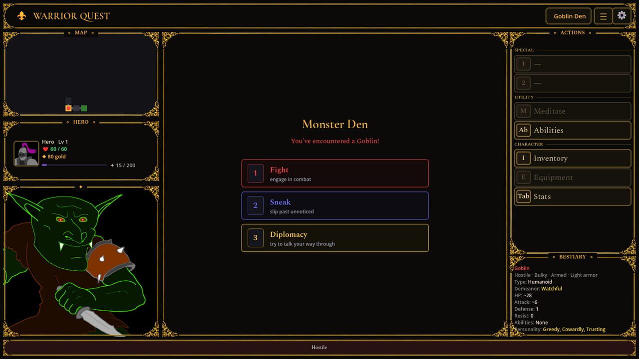 Warrior Quest Screenshot 1