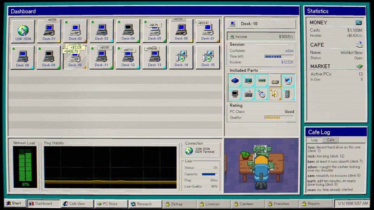 Internet Cafe 98 screenshot 1