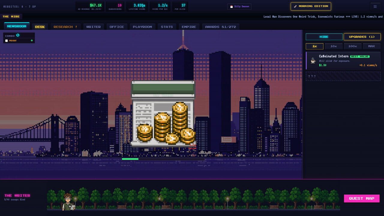 Clickbait Tycoon Screenshot 1
