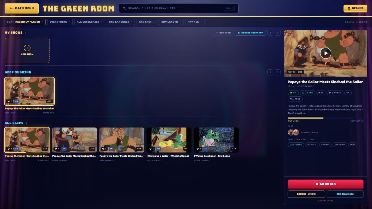 Dub Night Live Screenshot 1