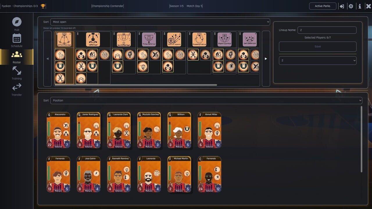 Dynasty Basketball Manager Screenshot 1