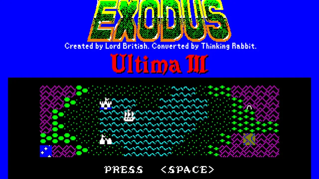 Ultima III: Exodus banner