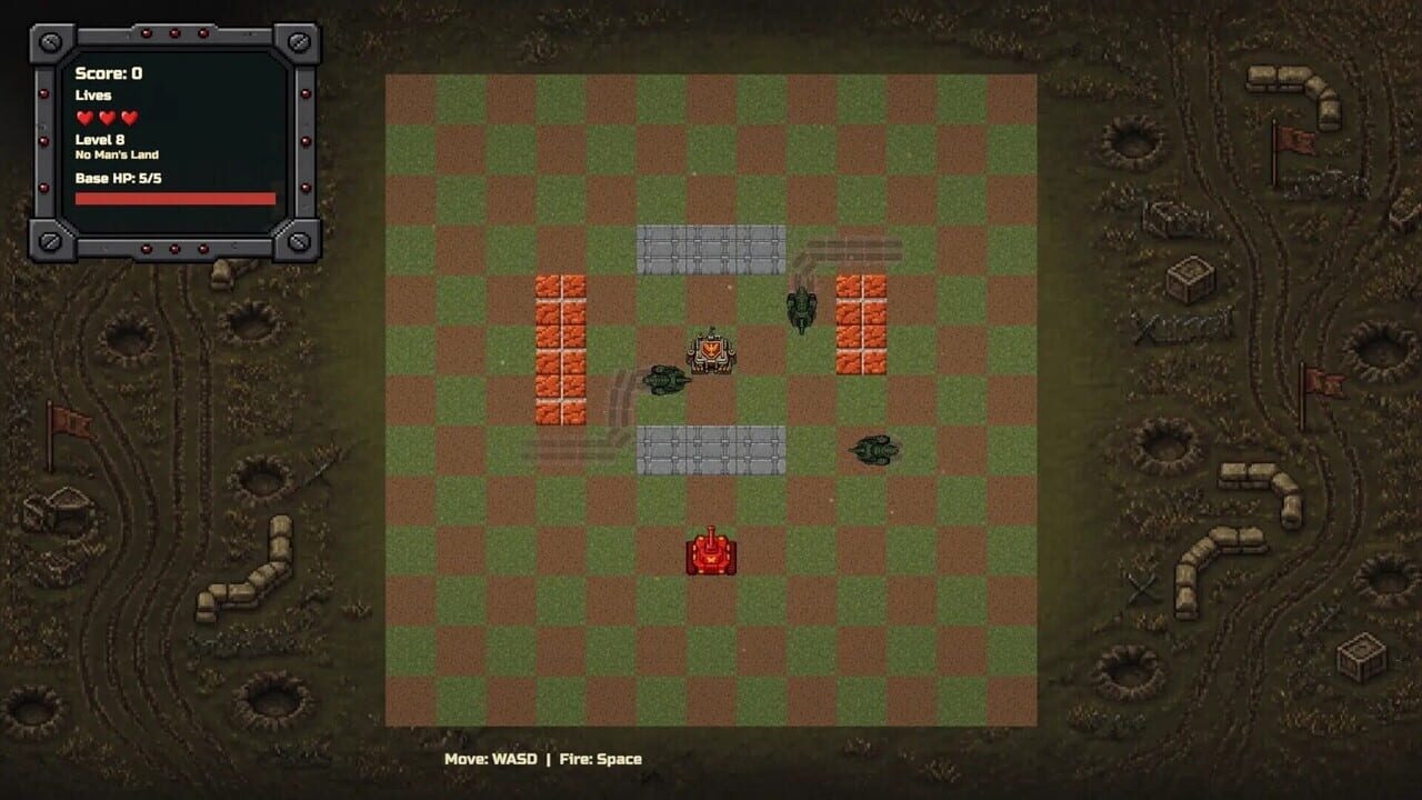 Red Tanks vs Lizard Screenshot 1