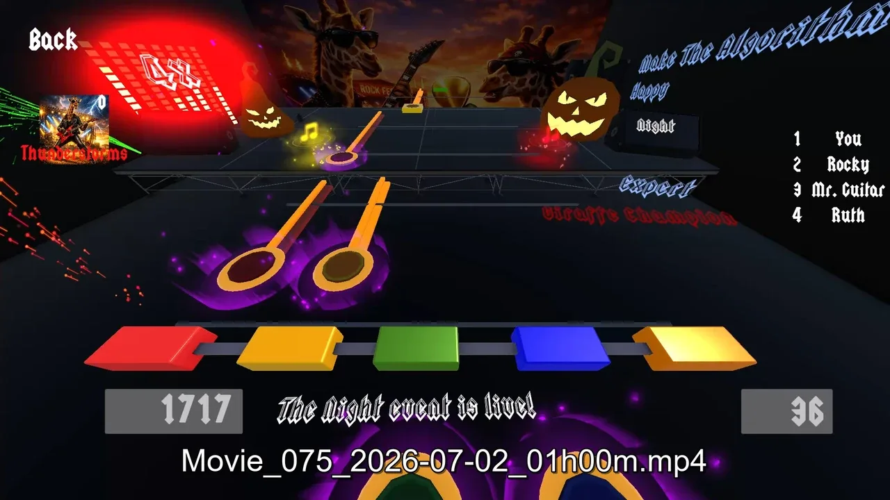 Capture 1 de Giraffe Champion 3: Halloween Party & the Ghost Guitar