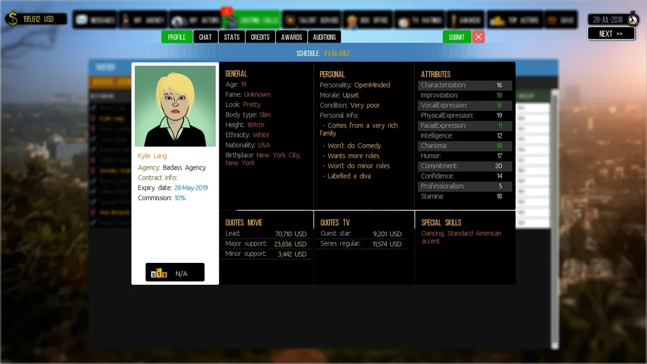 Cattle Call: Hollywood Talent Manager screenshot 12