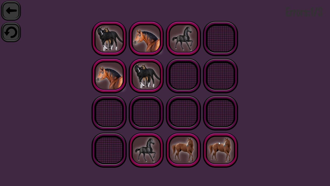 Animals Memory: Horses — Screenshot 3