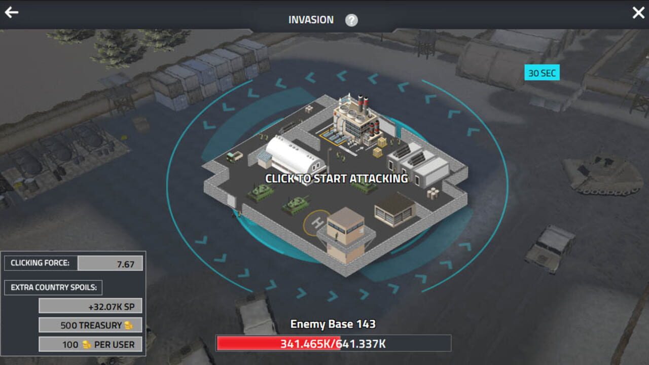 War Clicks Screenshot 1