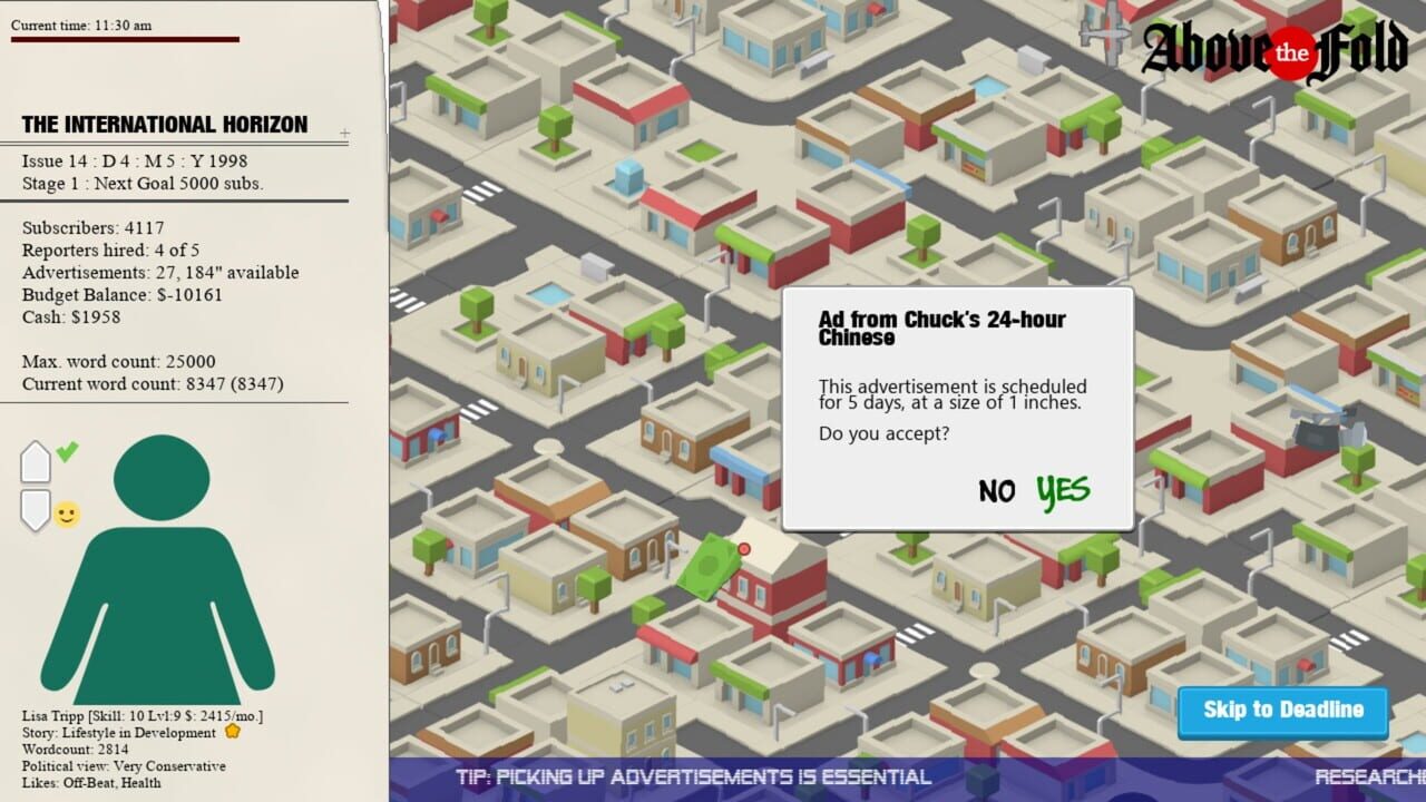 Above the Fold — Screenshot 2