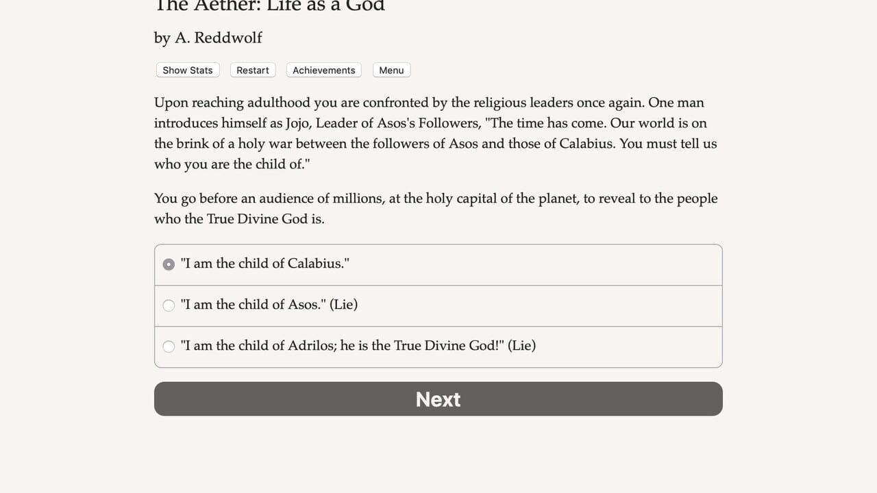 The Aether: Life as a God — Screenshot 5