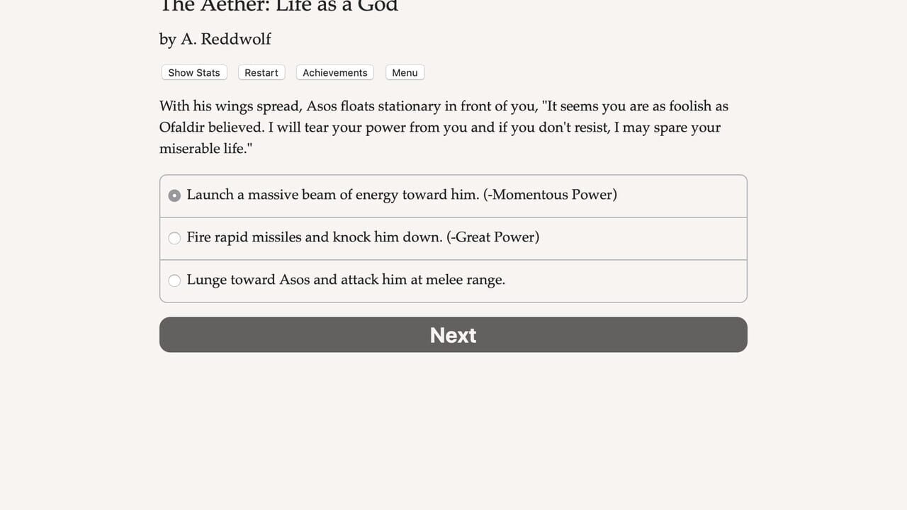 The Aether: Life as a God — Screenshot 3