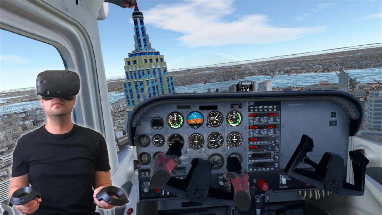 VR Flight Simulator New York - Cessna screenshot 6