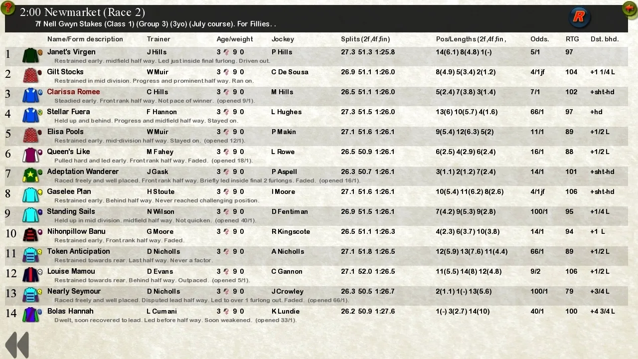 Starters Orders 7 Horse Racing screenshot 9