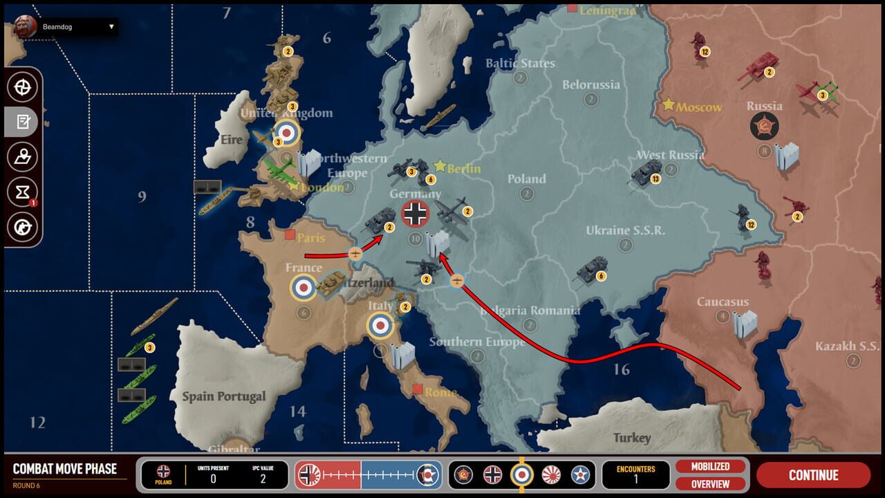 Axis & Allies 1942 Online Image