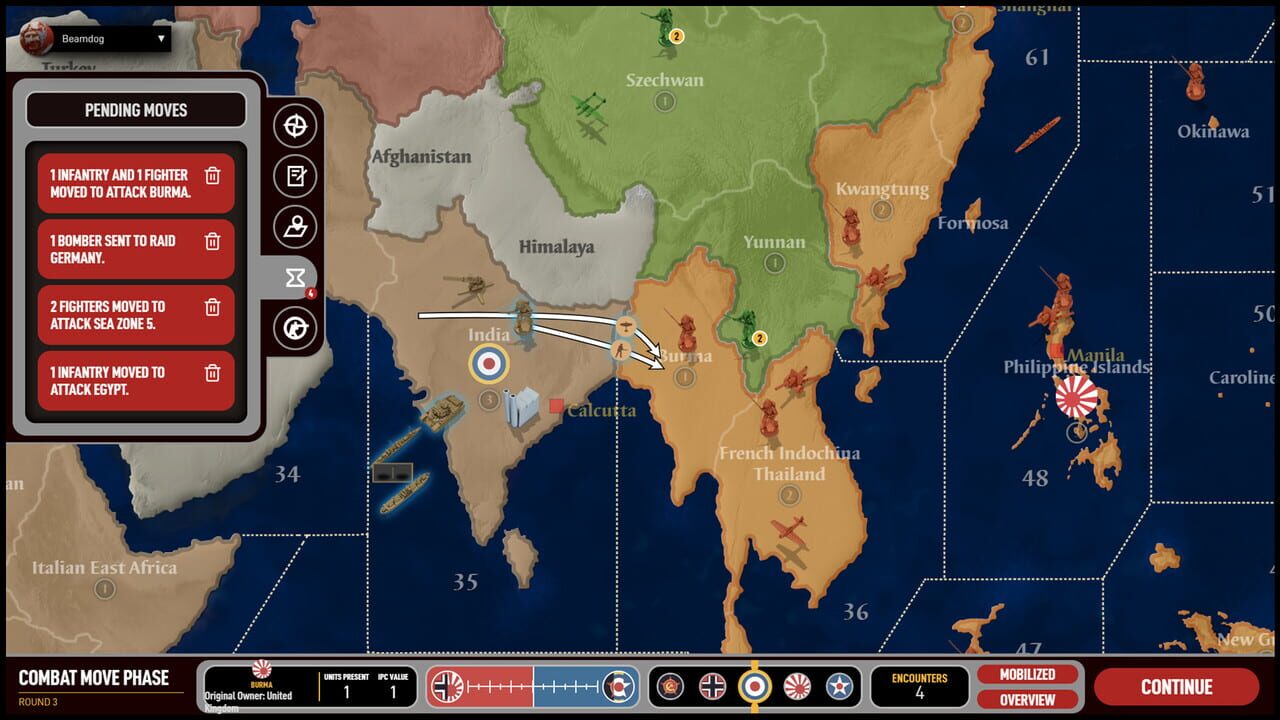 Axis & Allies 1942 Online Image