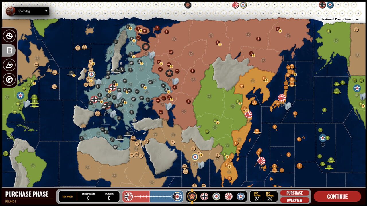 Axis & Allies 1942 Online Image
