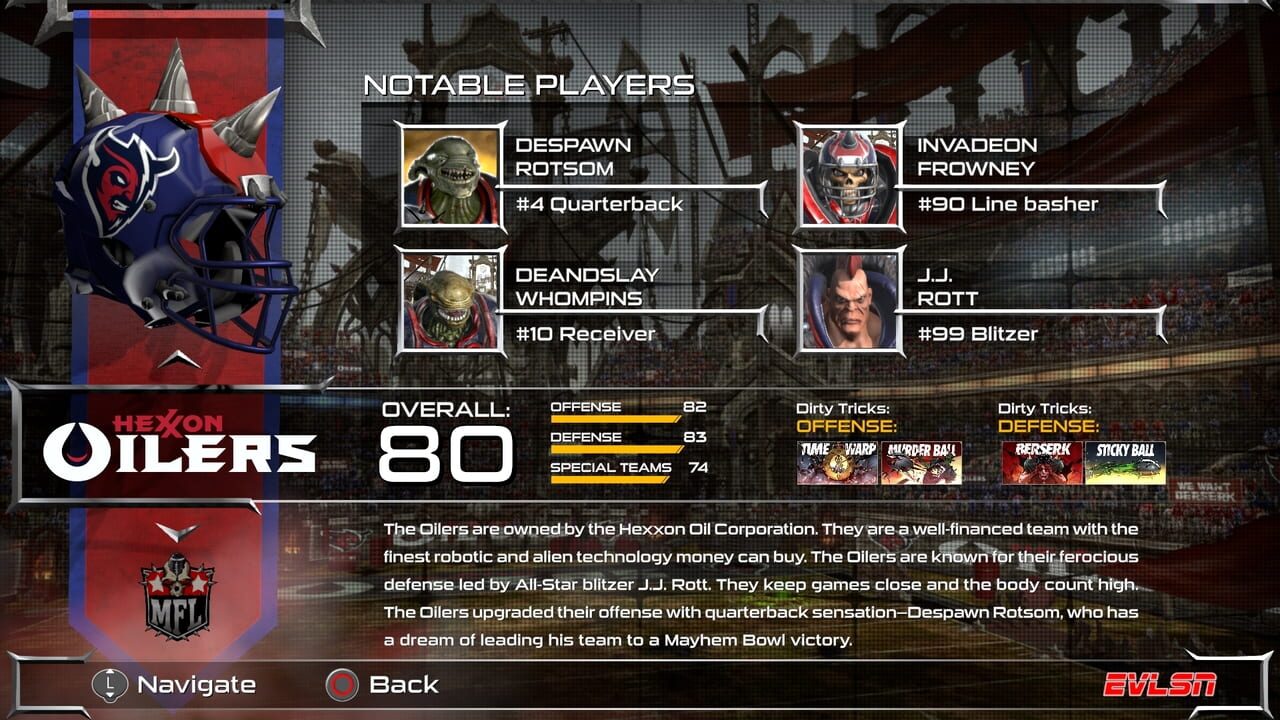 Mutant Football League: Purple Oil Pack Image