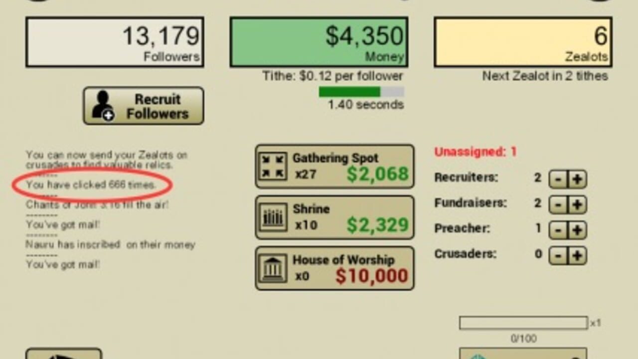 Religious Idle — Screenshot 3