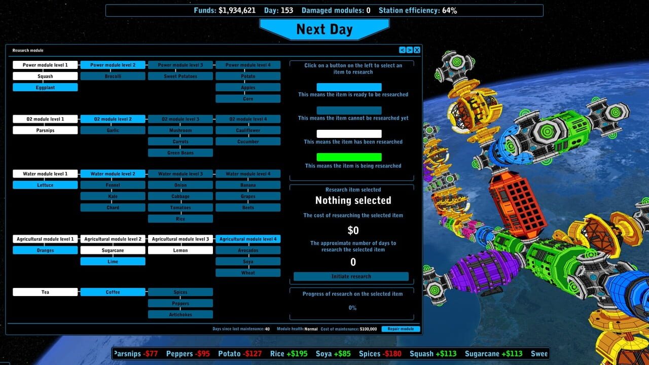 Universal Space Station — Screenshot 2